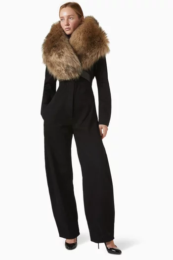 Barrel-leg Jumpsuit in Denim