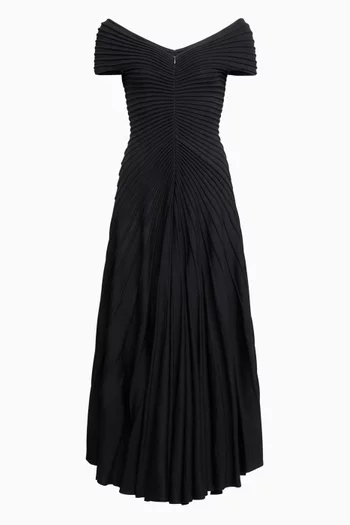 Knit Maxi Dress in Virgin Wool