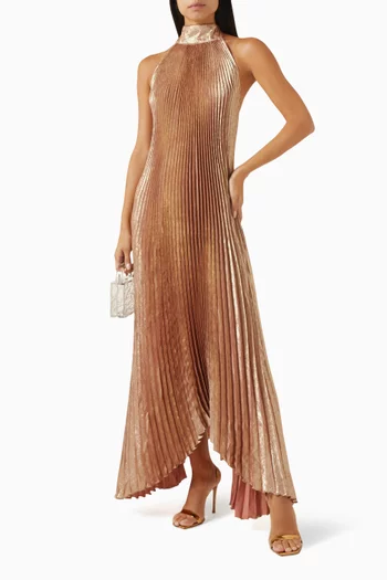 Olympia Pleated Gown