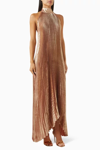 Olympia Pleated Gown
