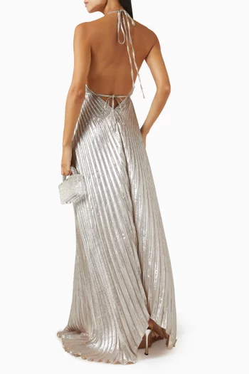 Boheme Pleated Gown