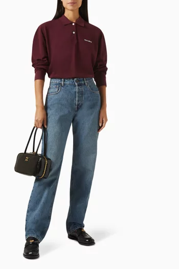 Straight-leg Jeans in Cotton-denim