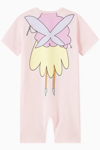 Fairy Graphic Romper in Organic Cotton