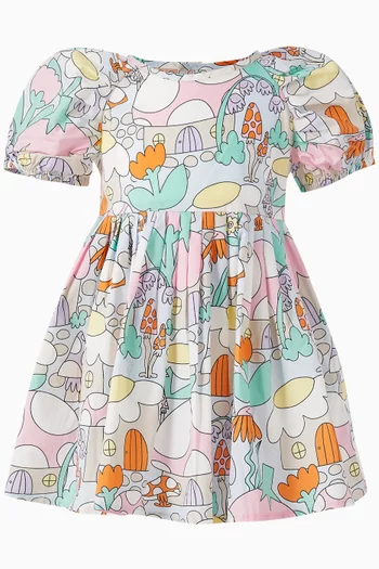 Floral Dress & Bloomers in Organic Cotton