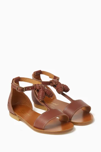 Elmas Sandals in Leather