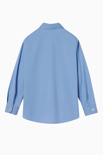 Embroidered Shirt in Cotton