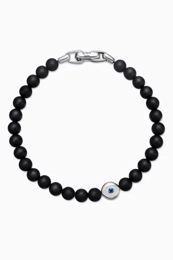 Spiritual Evil Eye Bracelet in Sterling Silver