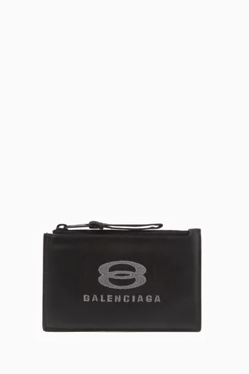 Unity Long Coin and Card Holder in Leather