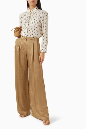 Silico Pants in Crinkle Twill