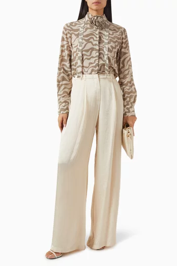 Silico Pants in Crinkle Twill