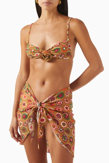 Tie-up Sarong in Silk