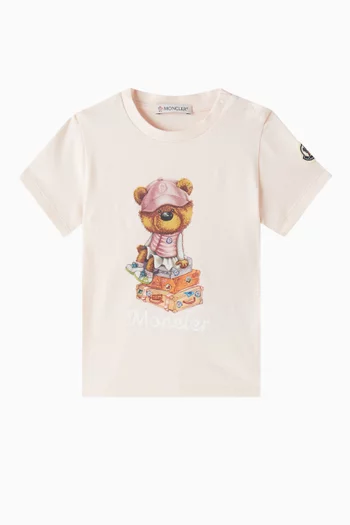 Bear Graphic Print T-shirt