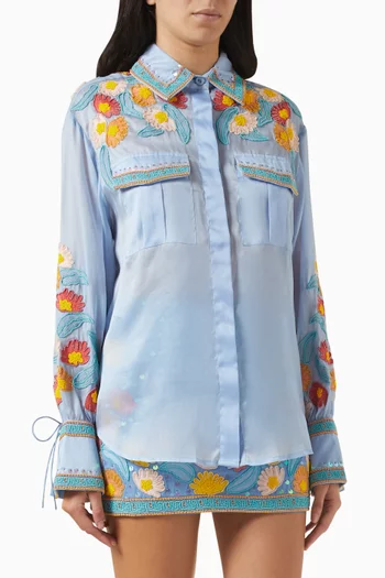 Sunny Oversized Blouse in Silk