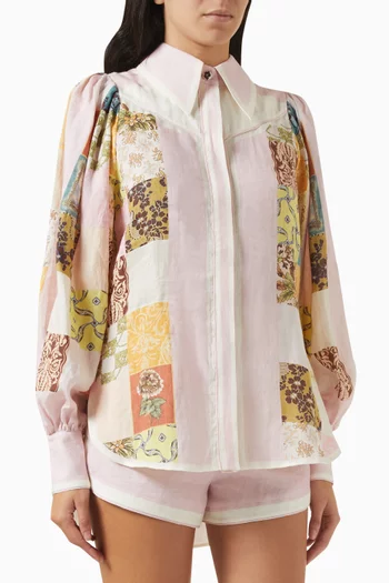 Tranquillo Western-style Blouse in Ramie