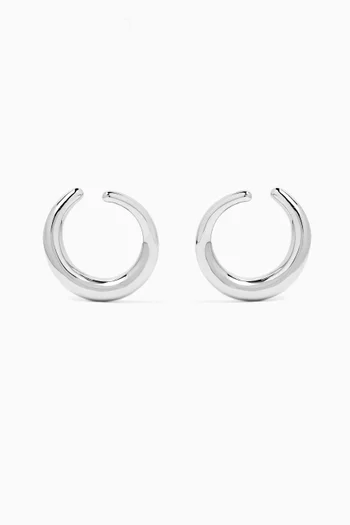 Contour Stud Earrings in Sterling Silver