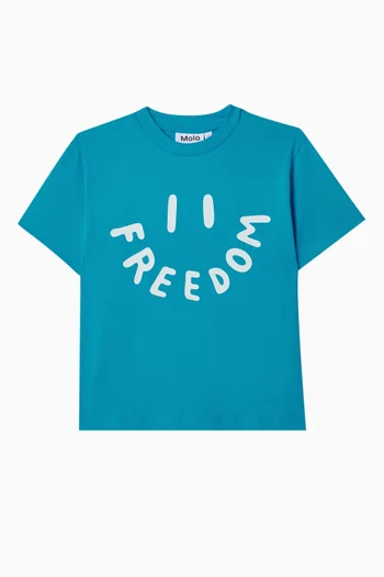Graphic Print T-Shirt in Cotton