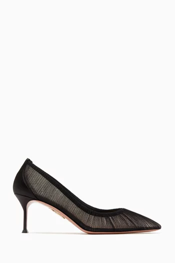Voile 65 Pumps in Tulle & Satin