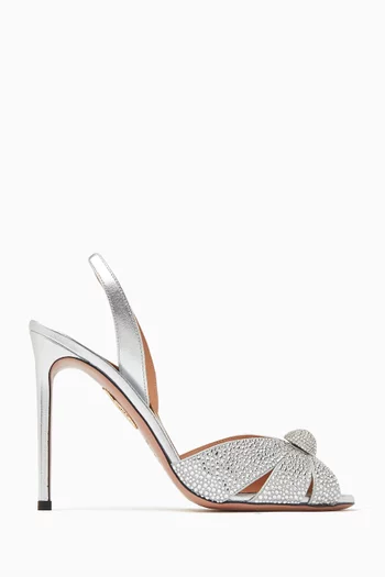 Italian Flirt 105 Sandals in Metallic Leather