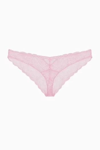 سروال بيكيني دانتيل مطاطي