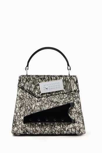 Small Snatched Top-handle Bag in Leather