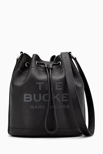 The Large Bucket Bag in Leather