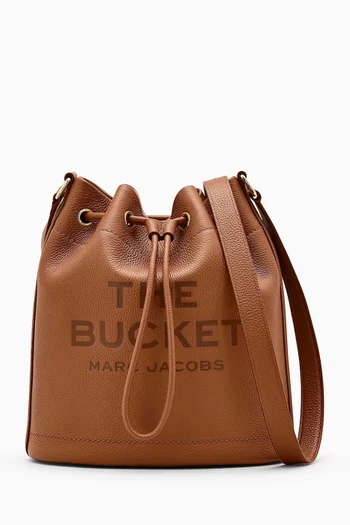 The Large Bucket Bag in Leather