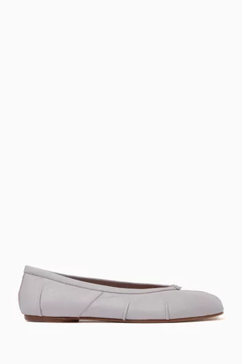 Tabi Ballet Flats in Leather
