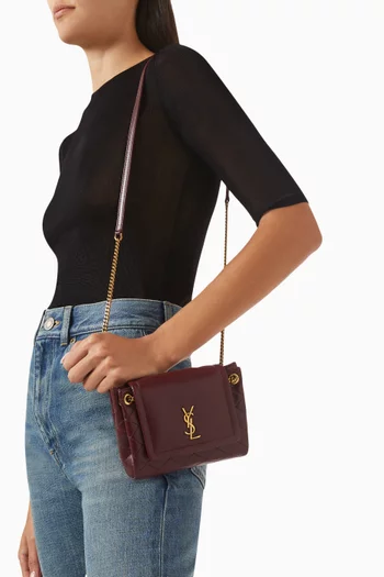 حقيبة كتف نوليتا ميني جلد ماعز