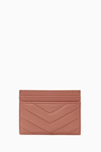 Cassandre Matelassé Card Case in Lambskin