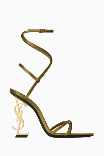 Opyum 110 Sandals in Satin Crepe