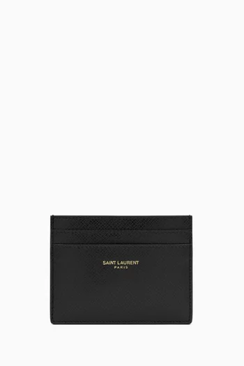 Card Case in Coated Bark Leather