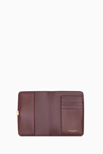 Voltaire Passport Case In Leather