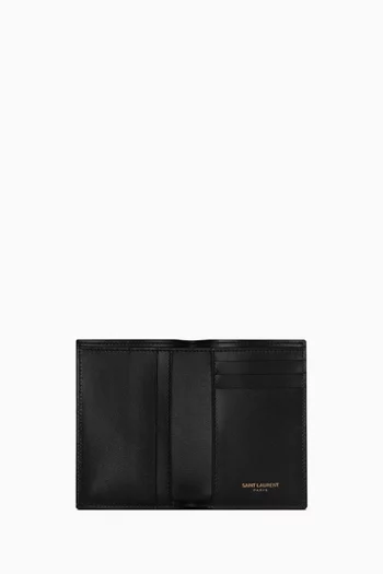 Credit Card Wallet in Shiny Leather