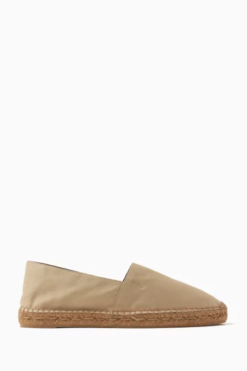 Espadrilles in Cotton Gabardine