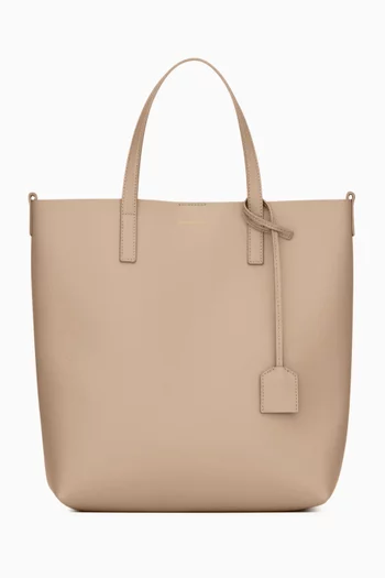 Toy Shopping Tote Bag in Leather
