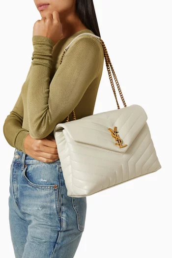 Loulou Medium Bag in Quilted Leather