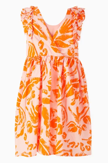 Cicely Floral-print Dress in Organic Cotton