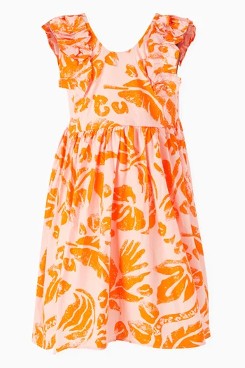 Cicely Floral-print Dress in Organic Cotton