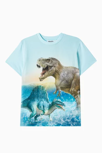 Roxo Dino Splash T-shirt in Organic Cotton