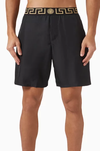 شورت سباحة بنقشة غريكا