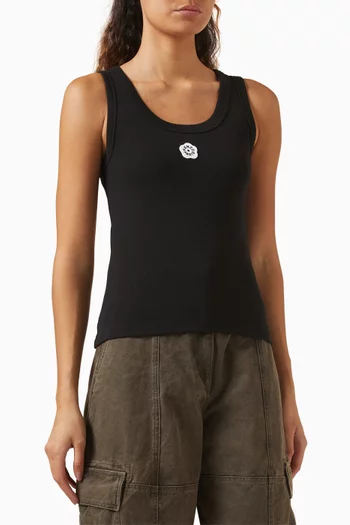Boke Flower 2.0 Tank Top in Rib Jersey