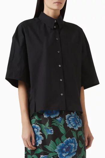 Oversized Cocoon Shirt in Cotton