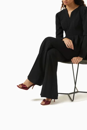 Vargas 70 Mules in Satin