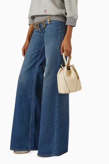 حقيبة يد سبين صغيرة جلد بارز الملمس