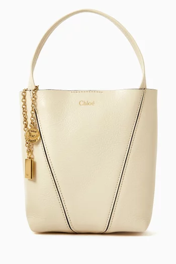 حقيبة يد سبين صغيرة جلد بارز الملمس