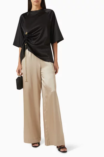 Sophia Jewel Top in Acetate Blend