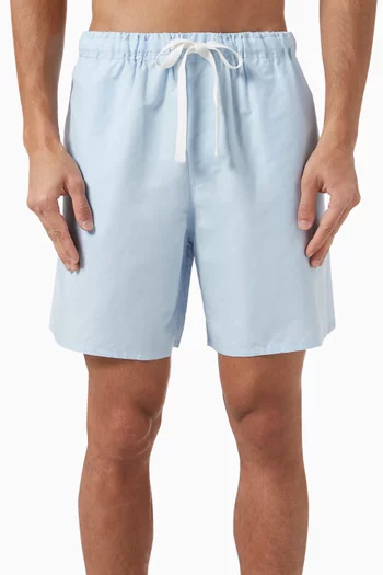 Printed Shorts in Linen Blend