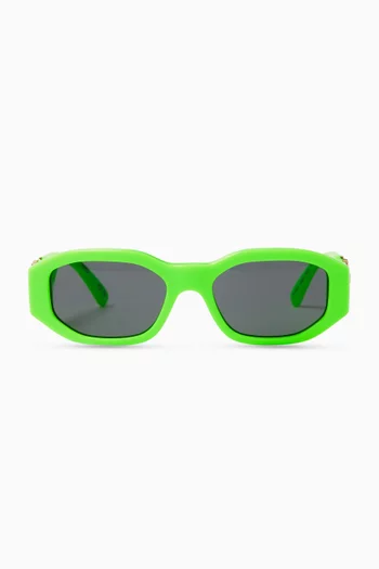 Rectangular Sunglasses in Acetate