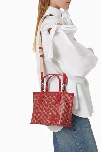 K/Voyage Small Tote Bag in Faux Leather