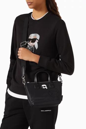 Small Ikon Tote Bag in Nylon